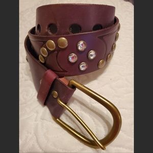 Anthropology Linea Pelle Studded Belt
